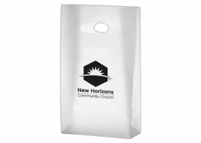 Paper bag for New Horizons Community Church