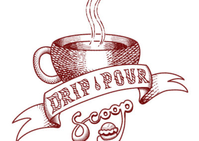 Logo for Drip, Pour, Scoop